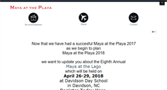Desktop Screenshot of mayaattheplaya.com